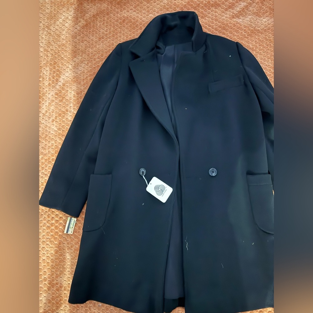 Pur Charcoal Wool Coat